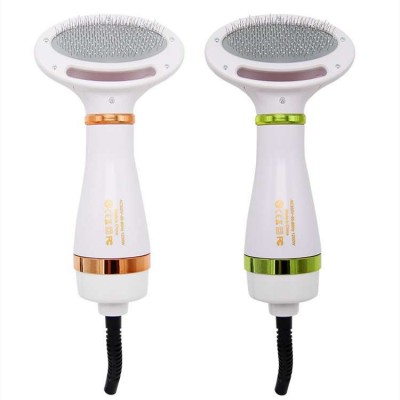 2020 Amazon Hot Selling  pet hair dryer with slicker brush 2 in 1 suitable for in door grooming purpose for large medium small