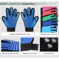 Wholesale High Quality Amazon Dog Bath Glove, High Quality Dog Grooming Glove, Pet Brush Glove