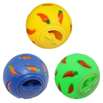 Manufacture Custom Dog Toy Rubber Ball Chew Dispenser Leakage Food Play Ball Interactive Pet Dental Teething Training Toy